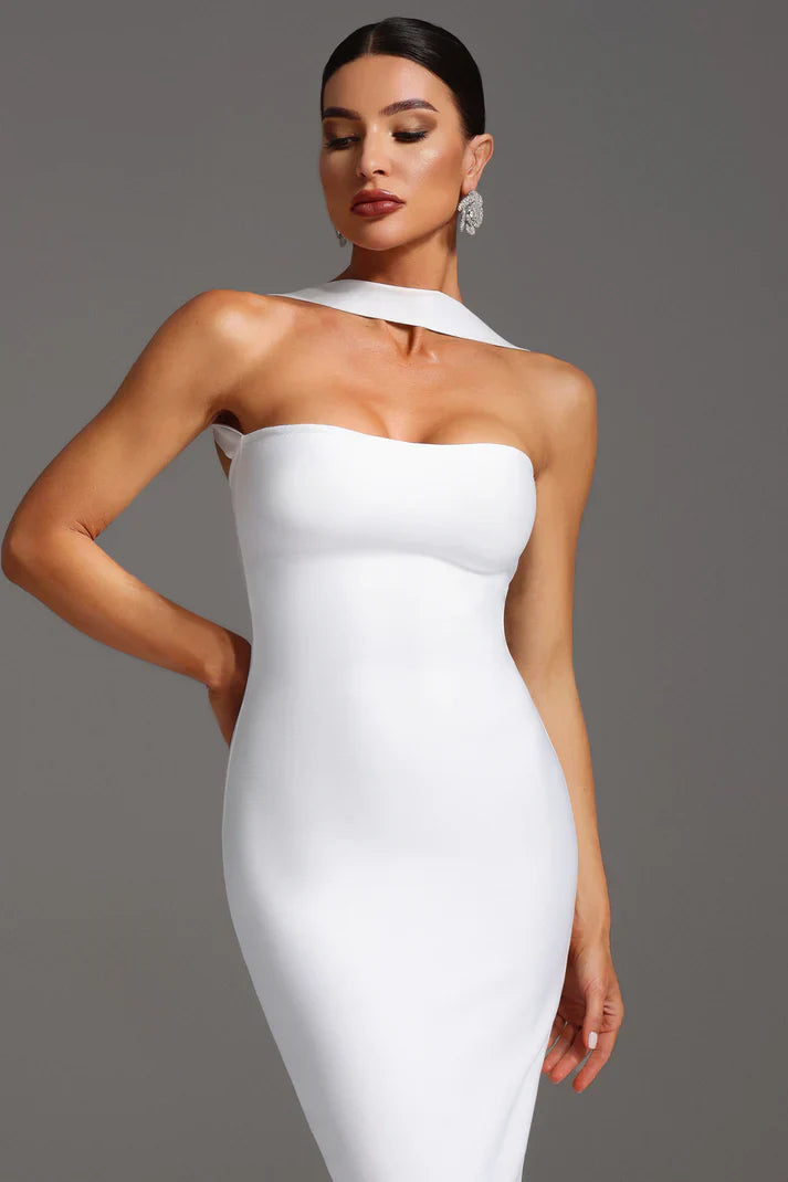 Allure Halter Backless Maxi Dress