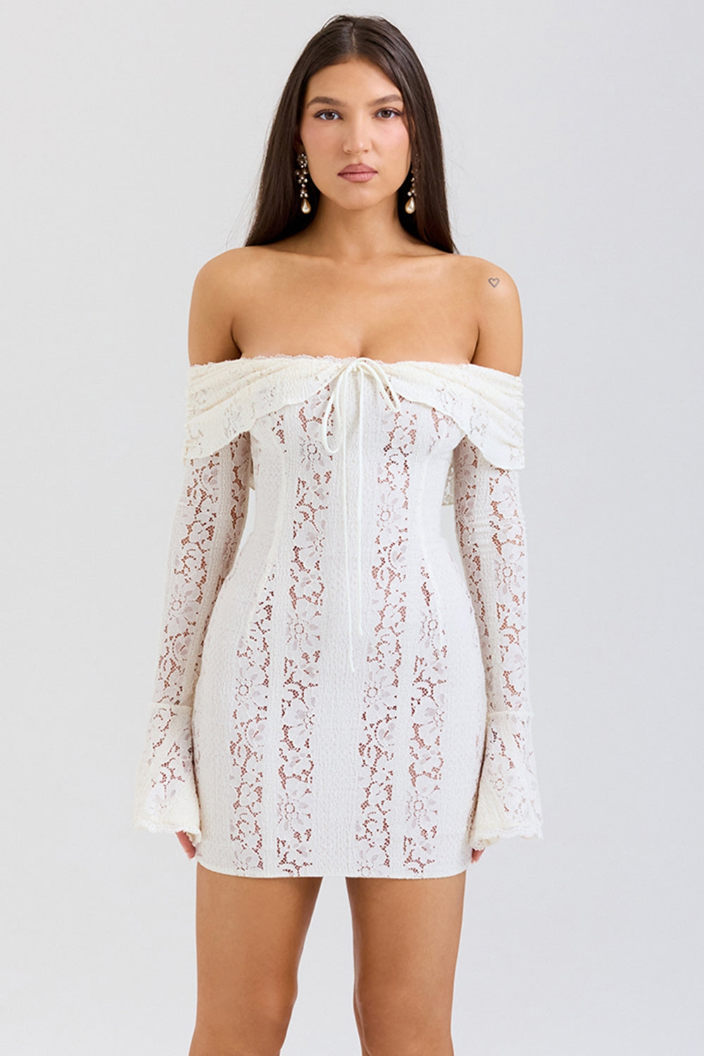 AEILA LACE MINI-WHITE