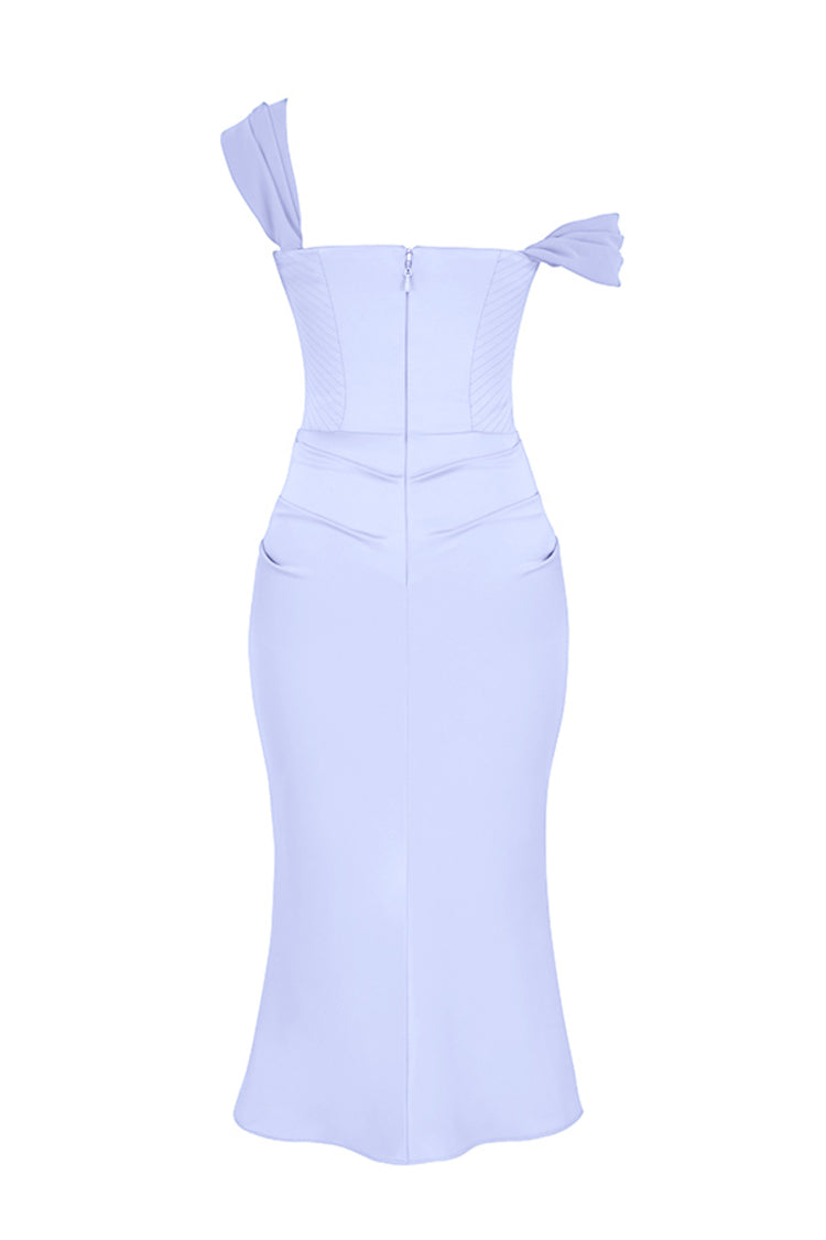 Elegant Backless Knitted Slim Bandage Dress