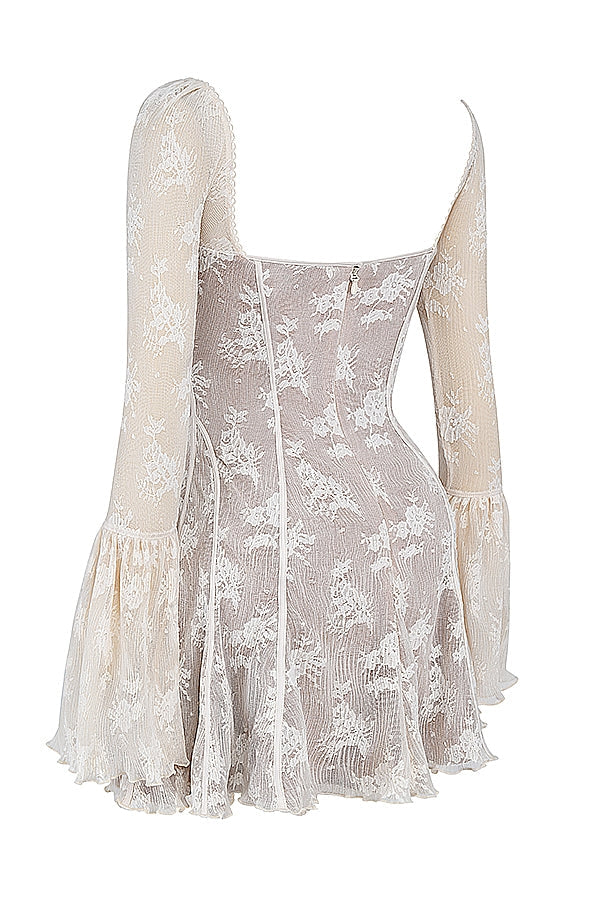 Alyia Chic Lace Corset Dress