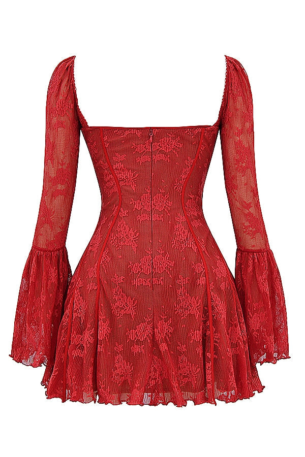Alyia Chic Lace Corset Dress