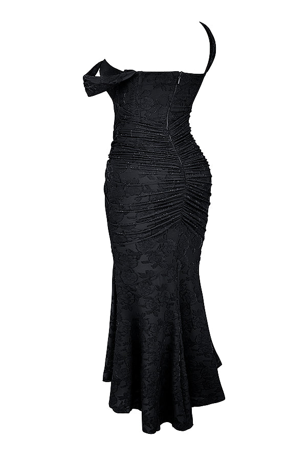 Alyia Elegant Pink Maxi Dress