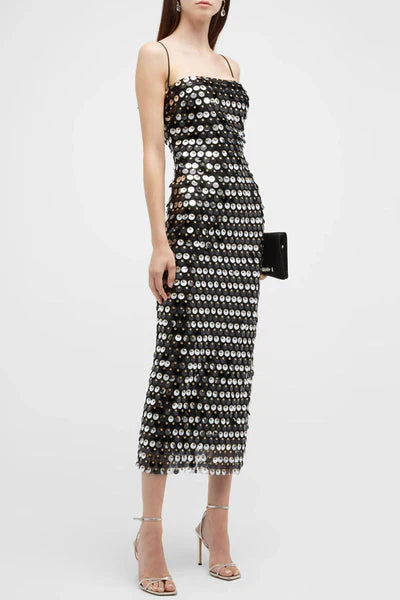 Desia Sequin Irregular Dress