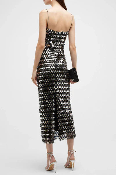 Desia Sequin Irregular Dress