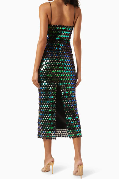 Desia Sequin Irregular Dress