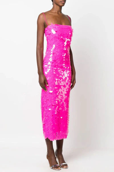 Desia Sequin Irregular Dress