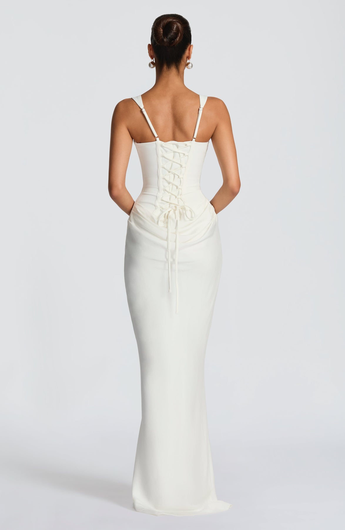 Elerna Maxi dress-White