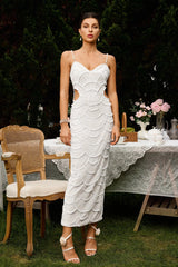 Hollow-out Camisole Beads Banquet Evening Dress